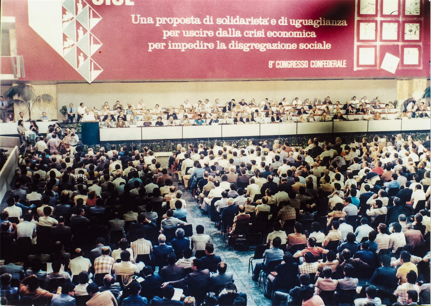27 gennaio 1977 Roma Convegno nazionale Flc Casse edili - Archivio fotografico Filca-Cisl nazionale