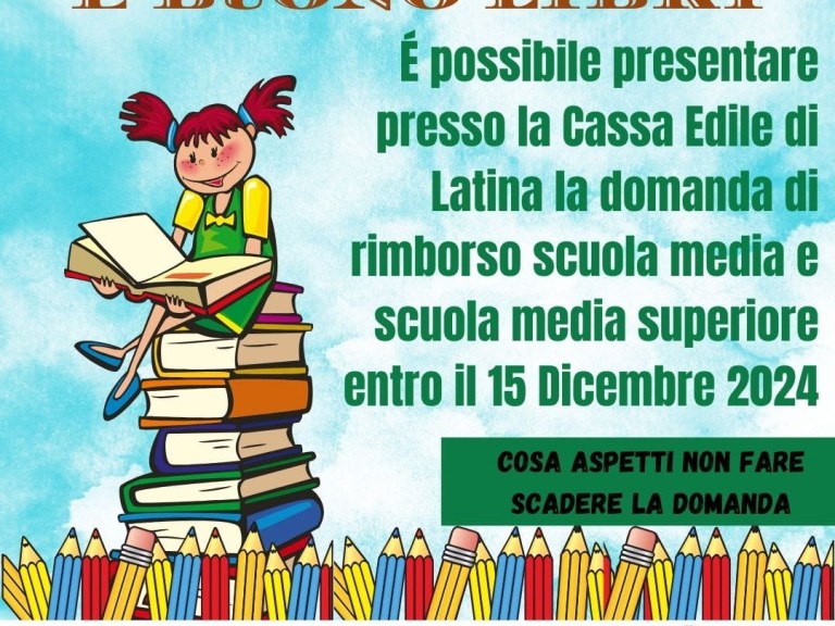 BORSA DI STUDIO E BUONO LIBRI